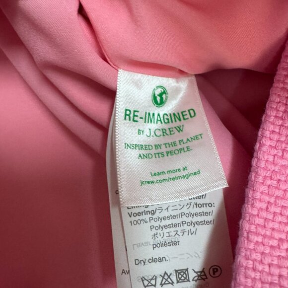 J.Crew Pink Textured High-Waist Button Detail Shorts Size 0 EUC - Picture 5 of 9